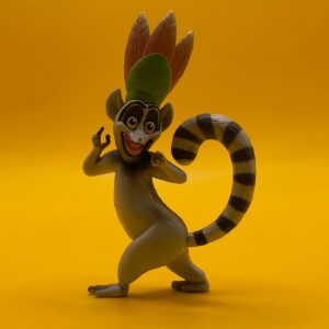 Comansi Madagascar Kong Julien figur fra 2015 – Original samlerfigur i god stand.